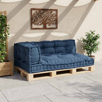 Poduszka do sofy paletowej 3 pcs Indygo 120 x 80 x 38 cm