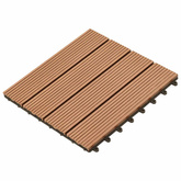 Płytka Tarasowa 11 pcs brązowy 30 x 30 cm