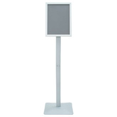 Stojak na plakaty 32 x 27 x 119 cm Żeliwo srebrny