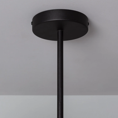 Lampa Wisząca Czarna szklane kule Abruzzo Grappa 6xE28