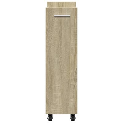 Szafka na kółkach, dąb sonoma, 60x22x79 cm