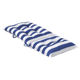 Poduszka na zewnątrz 2 pcs Niebieski i biały 120 x 50 x 7 cm