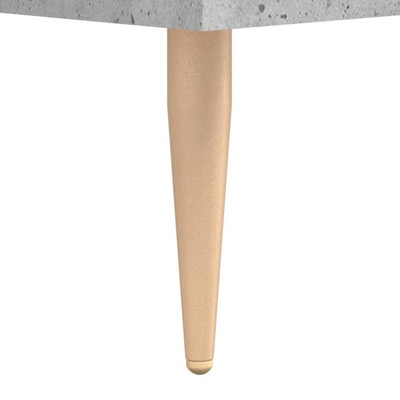 Biurko, szarość betonu, 140x50x75 cm, materiał drewnopochodny vidaXL