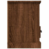 vidaXL Szafka pod TV, brązowy dąb, 100x35x50cm materiał drewnopochodny
