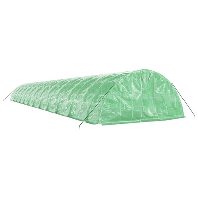 Szklarnia ze stalową ramą, zielona, 120 m?, 24x5x2,3 m