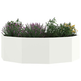 Donica Biały 120 x 120 x 35 cm Stal