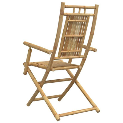 vidaXL Składane krzesła ogrodowe, 8 szt., 53x66x99 cm, bambusowe