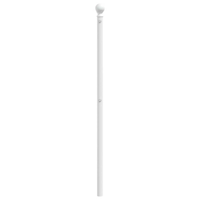 Metalowe wymienne wezgłowie, białe, 200 cm