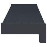 Parapet okienny Antracytowy z rysunkiem drewna PVC