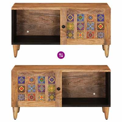 Stolik kawowy Naturalny 80 x 50 x 40 cm Drewno z mango