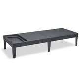 Keter Leżak z poduszką Jaipur, grafitowy