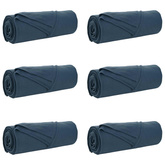 Koce narzutowe 6 pcs Granatowy 350 x 270 cm Polar