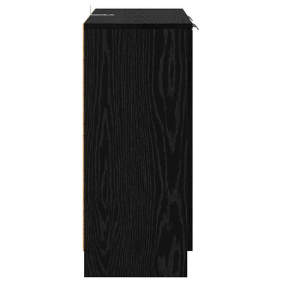 Komody 2 szt. Czarny Dąb 60 x 30 x 70 cm Drewno inżynieryjne