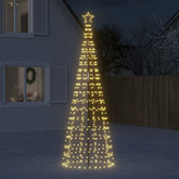 vidaXL Choinka z lampek, z kołkami, 570 ciepłych białych LED, 300 cm