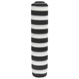 Siatka cieniująca, antracytowo-biała, 1,5x10 m, HDPE, 195 g/m?