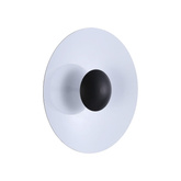 Kinkiet Nowoczesny Biały okrągły 45cm 12W Abruzzo Orzo