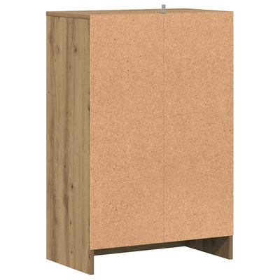Szafka na buty, dąb artisan 60x35x92 cm materiał drewnopochodny