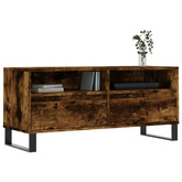 vidaXL Szafka pod TV, przydymiony dąb, 100x34,5x44,5 cm model standard