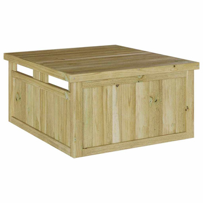 Garaż dla kosiarki do trawnika Brązowy 73,5 x 81,5 x 38,5 cm