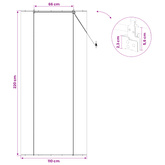 Roleta brązowy 110 x 220 cm Bambus