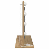 Lustro toaletowe Dąb rzemieślniczy 60 x 45 x 18 cm Prostokątny