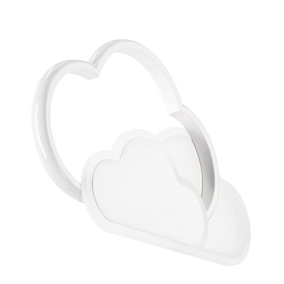 Lampa sufitowa LED Chmurki plafon 24W 2800–6500K  z pilotem biały klosz regulacja barwy światła pokój dziecięcy salon