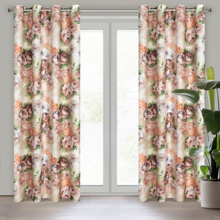 Zasłona Altea beżowa 140x250