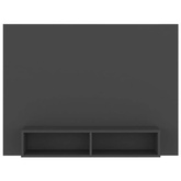 vidaXL Wisząca szafka pod TV, szara, 120 x 23,5 x 90 cm