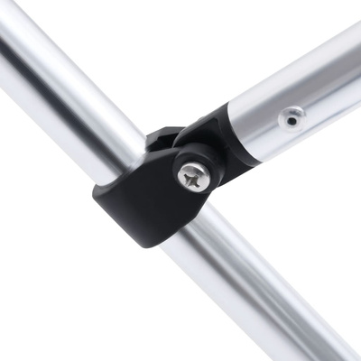 Daszek bimini do łodzi, 2 pałąki, biały, 180x150x110 cm