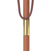 Parasol ogrodowy na drewnianym słupku, 150 x 200 cm, taupe