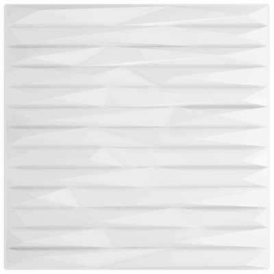 Panele ścienne 48 szt. 50 x 50 cm Biały Kamień Pianka XPS