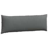 Poduszki na sofę 2 pcs Ciemnoszary 120 x 40 cm tkanina