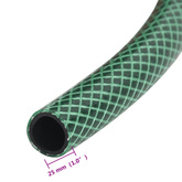 Wąż ogrodowy, zielony, 1", 100 m, PVC