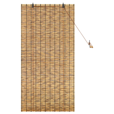 Roleta brązowy 80 x 160 cm Trzcina