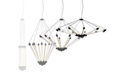 Nowoczesna Lampa wisząca LED AURORA WIRE 7 AD312