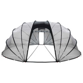 Namiot basenowy przezroczysty 538 x 440 x 204 cm PVC