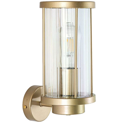 Kinkiet zewnętrzny Złoty ze Szkła IP44 Abruzzo Ivo E27