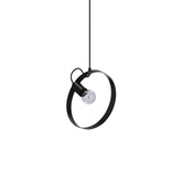 Lampa wisząca czarna metalowa Nexo Ledea 50101199