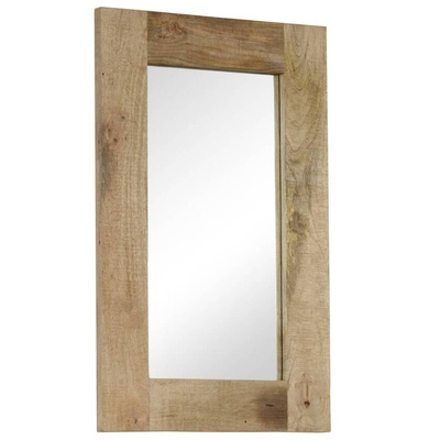 vidaXL Lustro z ramą z litego drewna mango, 50 x 80 cm