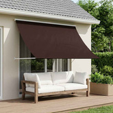 Markiza brązowy 400 x 150 cm 180 g / m? Poliester z powłoką PU