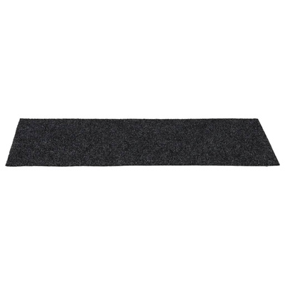 Maty na schody samoprzylepne 15 szt. 60x25 cm ciemnoszare prostokątne