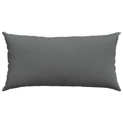 Poduszki na sofę 2 pcs Ciemnoszary 80 x 40 cm tkanina