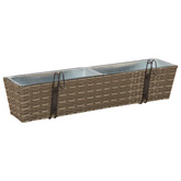 Balustrada 2 pcs 80 x 17 x 17 cm Metal