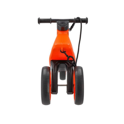 FWRider Super Sport 515739 Kolor: Orange / Pomarańczowy z pomarańczowymi felgami Rowerek biegowy Jeździk 2w1 Ciche koła + Pasek do noszenia dla Rodzica