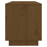 vidaXL Szafka pod TV, miodowy brąz, 74x34x40 cm, lite drewno sosnowe