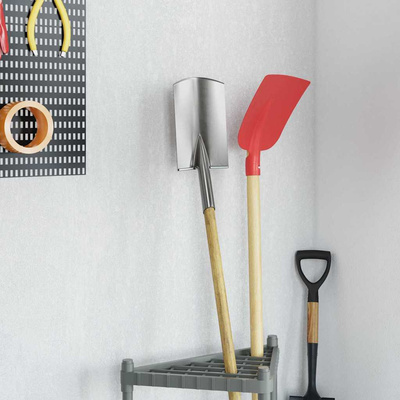Głowica łopaty Srebrny 43 x 17 cm Stal malowana proszkowo
