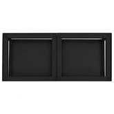 Podstawka na Pralkę 2 pcs Czarny 120 x 56 x 52 cm Stal