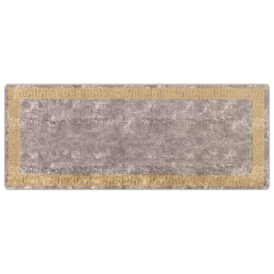 Chodnik dywanowy MARSA Szary 100 x 250 cm Poliester i PVC