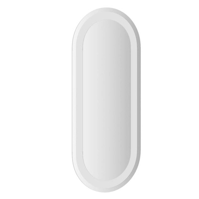 vidaXL Lustro łazienkowe z LED, 60x25 cm, owalne