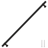 Uchwyty do szafek, 5 szt., czarne, 320 mm, stal nierdzewna